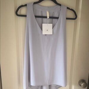 Tyche Light Blue Sleeveless V-Neck Tank Top NWT